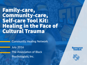 Family Community Self Care Tool Kit