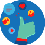 digital market marketing promotion icon