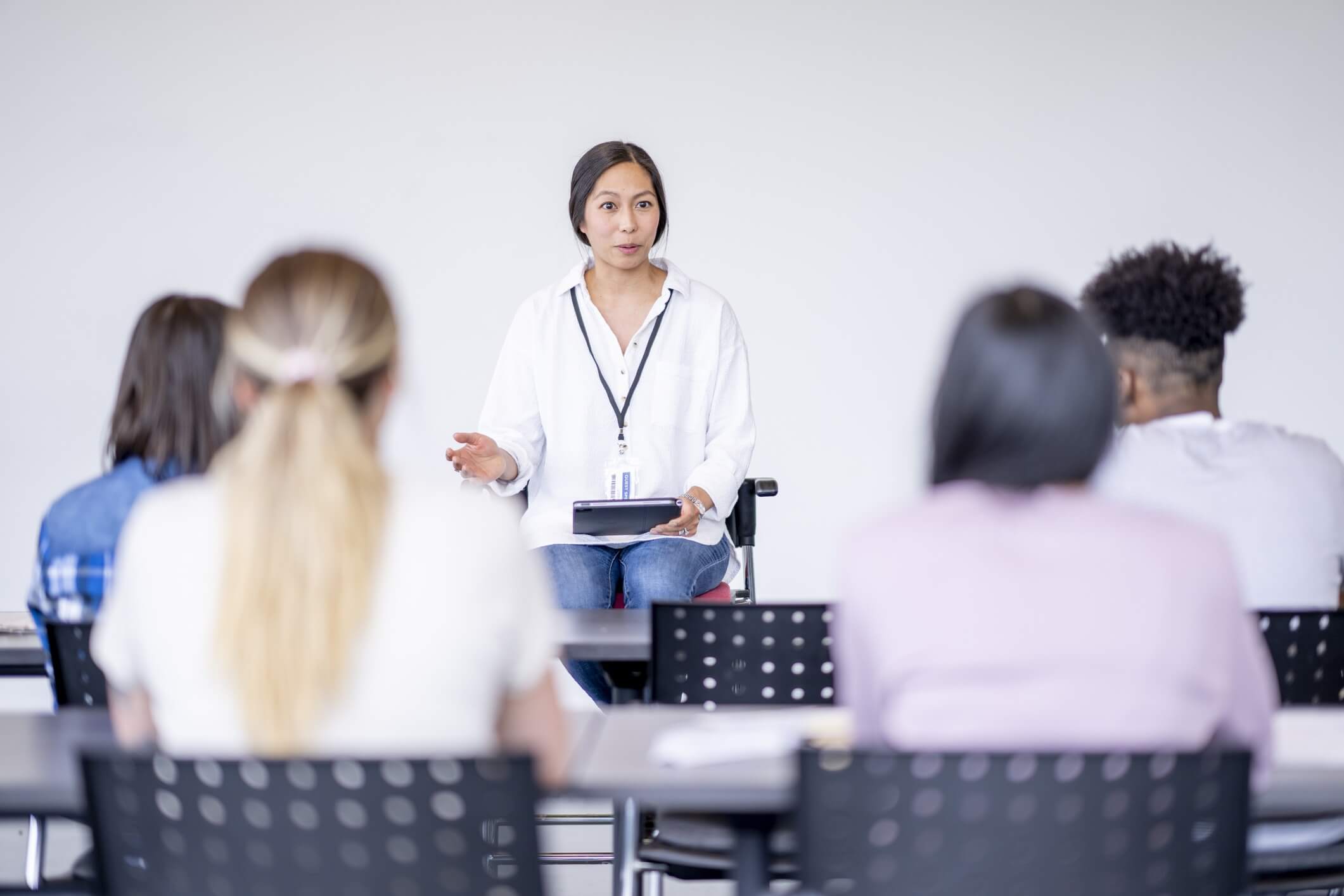 Nursing faculty teaching DEI program